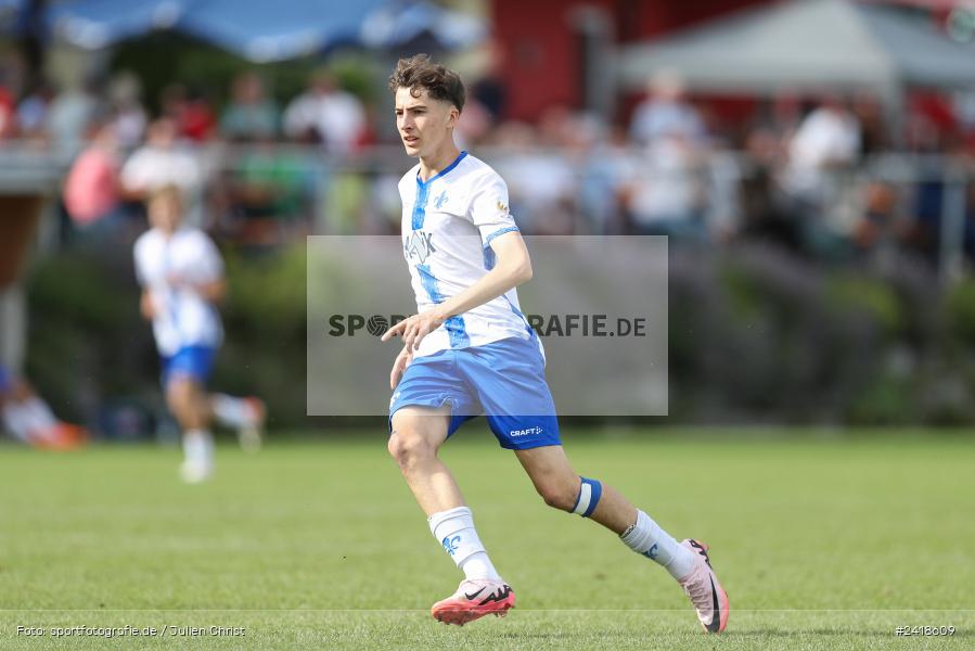 sport, action, U19, Sportgelände, SV Darmstadt 98, Landesfreundschaftsspiele, Junioren Bundesliga, Fussball, DFB, Altfeld, 1. FC Nürnberg, 07.07.2024 - Bild-ID: 2418609