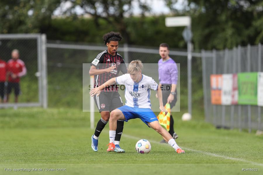 sport, action, U19, Sportgelände, SV Darmstadt 98, Landesfreundschaftsspiele, Junioren Bundesliga, Fussball, DFB, Altfeld, 1. FC Nürnberg, 07.07.2024 - Bild-ID: 2418622 sport, action, U19, Sportgelände, SV Darmstadt 98, Landesfreundschaftsspiele, Junioren Bundesliga, Fussball, DFB, Altfeld, 1. FC Nürnberg, 07.07.2024 - Bild-ID: 2418622