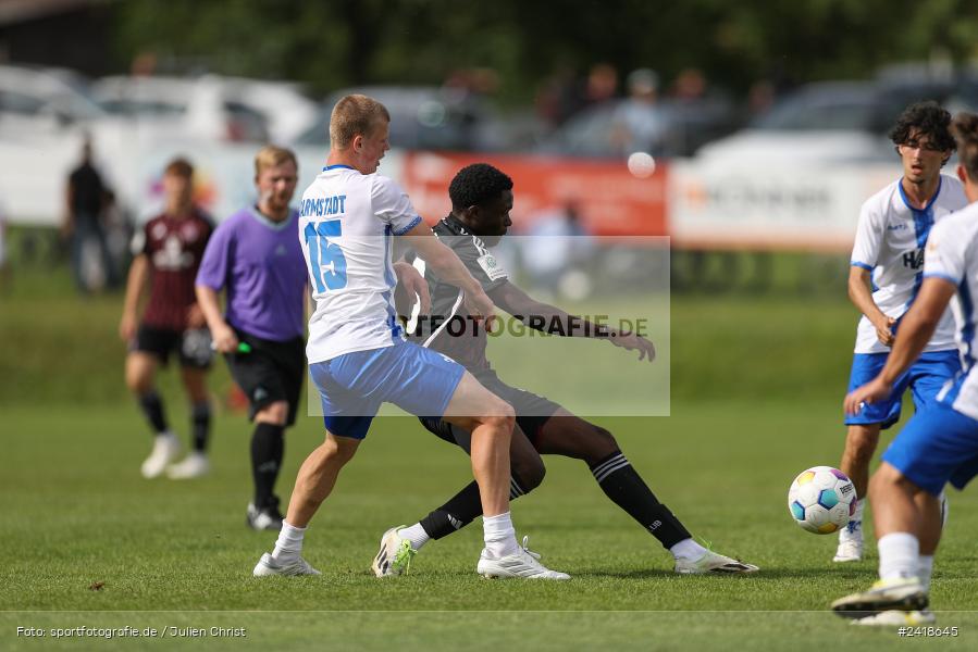 sport, action, U19, Sportgelände, SV Darmstadt 98, Landesfreundschaftsspiele, Junioren Bundesliga, Fussball, DFB, Altfeld, 1. FC Nürnberg, 07.07.2024 - Bild-ID: 2418645 sport, action, U19, Sportgelände, SV Darmstadt 98, Landesfreundschaftsspiele, Junioren Bundesliga, Fussball, DFB, Altfeld, 1. FC Nürnberg, 07.07.2024 - Bild-ID: 2418645
