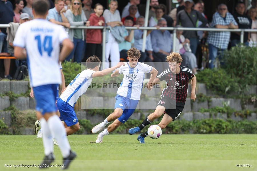 sport, action, U19, Sportgelände, SV Darmstadt 98, Landesfreundschaftsspiele, Junioren Bundesliga, Fussball, DFB, Altfeld, 1. FC Nürnberg, 07.07.2024 - Bild-ID: 2418706 sport, action, U19, Sportgelände, SV Darmstadt 98, Landesfreundschaftsspiele, Junioren Bundesliga, Fussball, DFB, Altfeld, 1. FC Nürnberg, 07.07.2024 - Bild-ID: 2418706