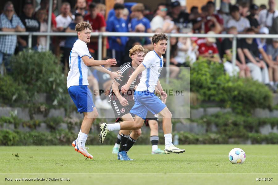 sport, action, U19, Sportgelände, SV Darmstadt 98, Landesfreundschaftsspiele, Junioren Bundesliga, Fussball, DFB, Altfeld, 1. FC Nürnberg, 07.07.2024 - Bild-ID: 2418707 sport, action, U19, Sportgelände, SV Darmstadt 98, Landesfreundschaftsspiele, Junioren Bundesliga, Fussball, DFB, Altfeld, 1. FC Nürnberg, 07.07.2024 - Bild-ID: 2418707