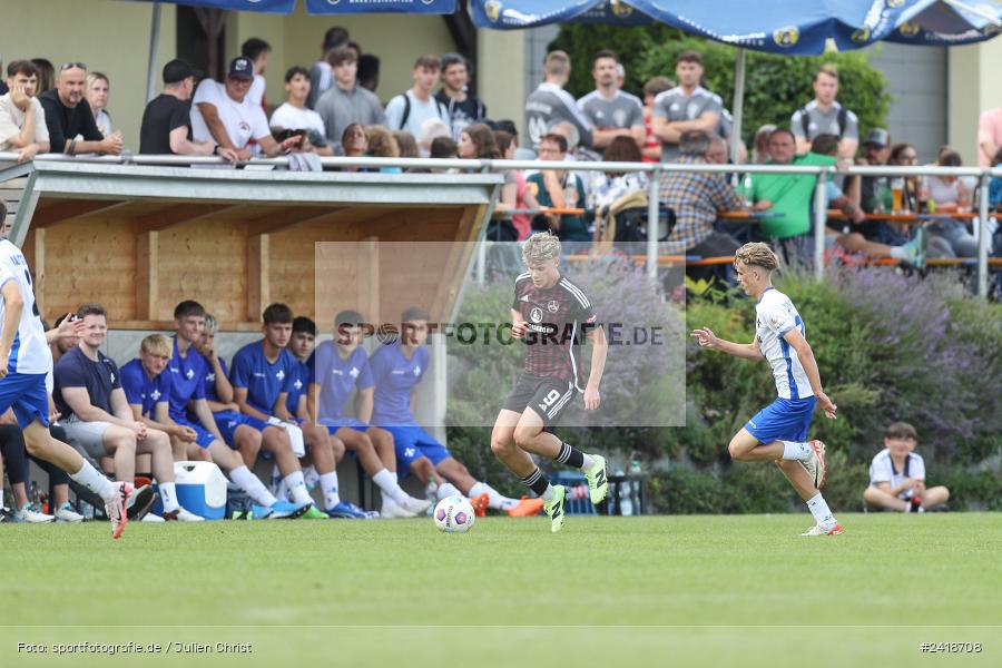 sport, action, U19, Sportgelände, SV Darmstadt 98, Landesfreundschaftsspiele, Junioren Bundesliga, Fussball, DFB, Altfeld, 1. FC Nürnberg, 07.07.2024 - Bild-ID: 2418708 sport, action, U19, Sportgelände, SV Darmstadt 98, Landesfreundschaftsspiele, Junioren Bundesliga, Fussball, DFB, Altfeld, 1. FC Nürnberg, 07.07.2024 - Bild-ID: 2418708
