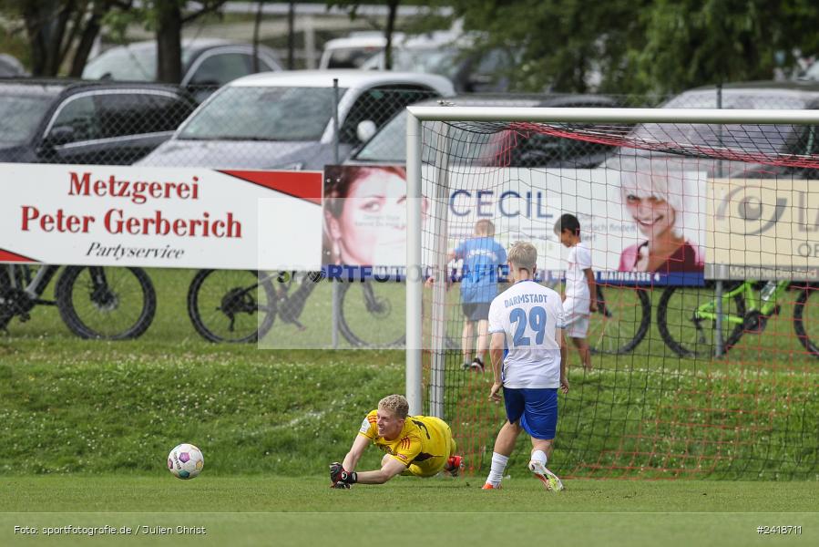 sport, action, U19, Sportgelände, SV Darmstadt 98, Landesfreundschaftsspiele, Junioren Bundesliga, Fussball, DFB, Altfeld, 1. FC Nürnberg, 07.07.2024 - Bild-ID: 2418711