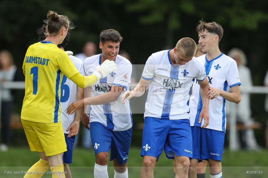 sport, action, U19, Sportgelände, SV Darmstadt 98, Landesfreundschaftsspiele, Junioren Bundesliga, Fussball, DFB, Altfeld, 1. FC Nürnberg, 07.07.2024 - Bild-ID: 2418730