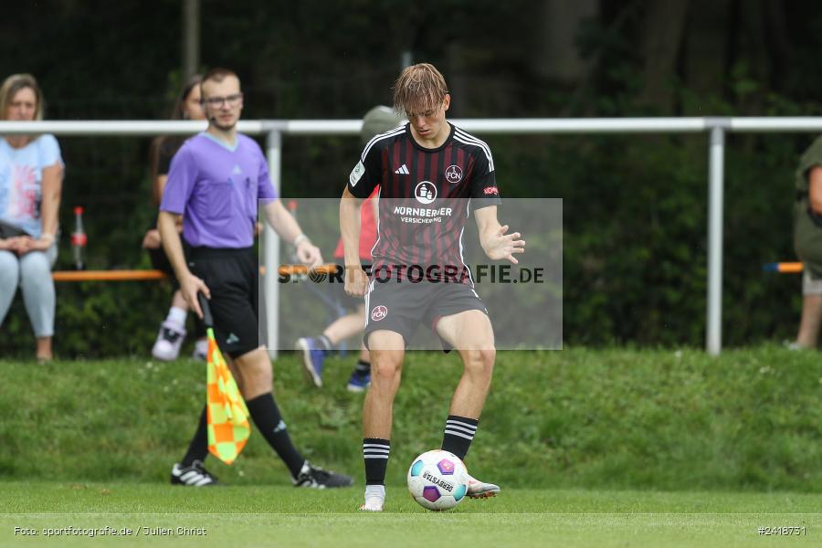 sport, action, U19, Sportgelände, SV Darmstadt 98, Landesfreundschaftsspiele, Junioren Bundesliga, Fussball, DFB, Altfeld, 1. FC Nürnberg, 07.07.2024 - Bild-ID: 2418731