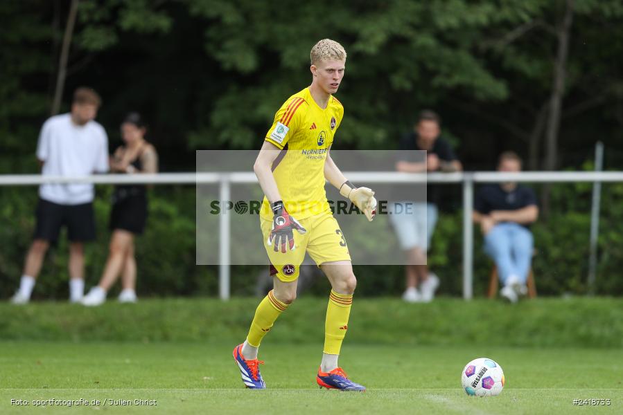 sport, action, U19, Sportgelände, SV Darmstadt 98, Landesfreundschaftsspiele, Junioren Bundesliga, Fussball, DFB, Altfeld, 1. FC Nürnberg, 07.07.2024 - Bild-ID: 2418733