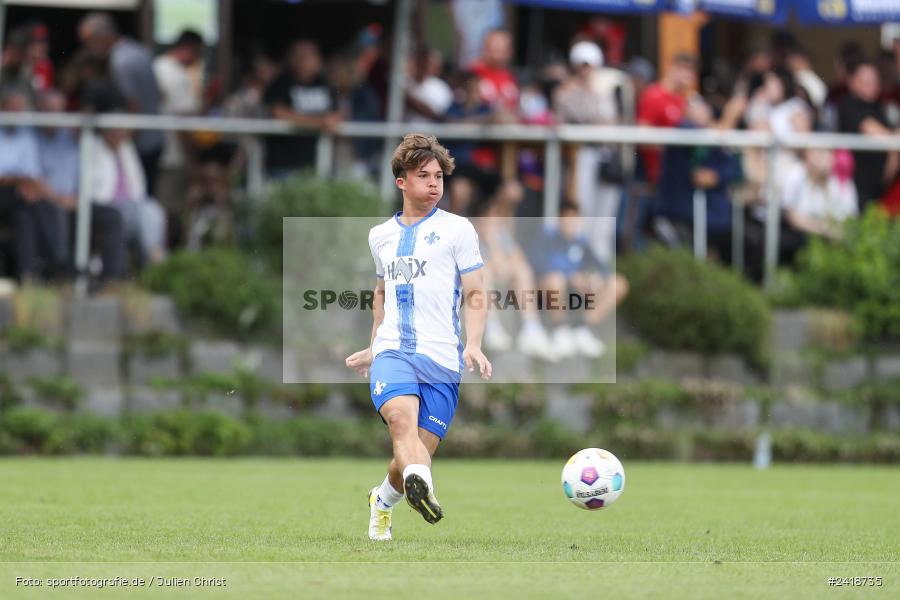 sport, action, U19, Sportgelände, SV Darmstadt 98, Landesfreundschaftsspiele, Junioren Bundesliga, Fussball, DFB, Altfeld, 1. FC Nürnberg, 07.07.2024 - Bild-ID: 2418735