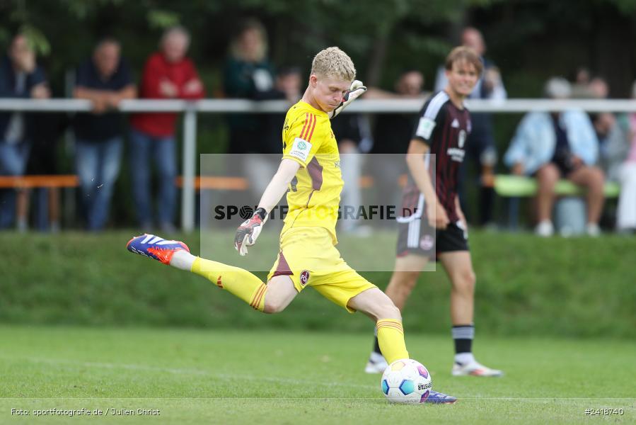 sport, action, U19, Sportgelände, SV Darmstadt 98, Landesfreundschaftsspiele, Junioren Bundesliga, Fussball, DFB, Altfeld, 1. FC Nürnberg, 07.07.2024 - Bild-ID: 2418740