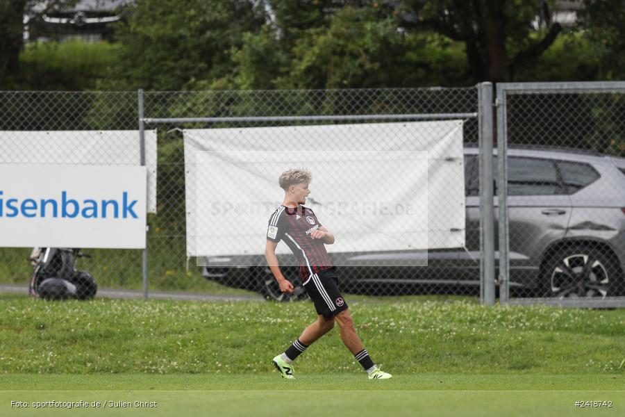 sport, action, U19, Sportgelände, SV Darmstadt 98, Landesfreundschaftsspiele, Junioren Bundesliga, Fussball, DFB, Altfeld, 1. FC Nürnberg, 07.07.2024 - Bild-ID: 2418742