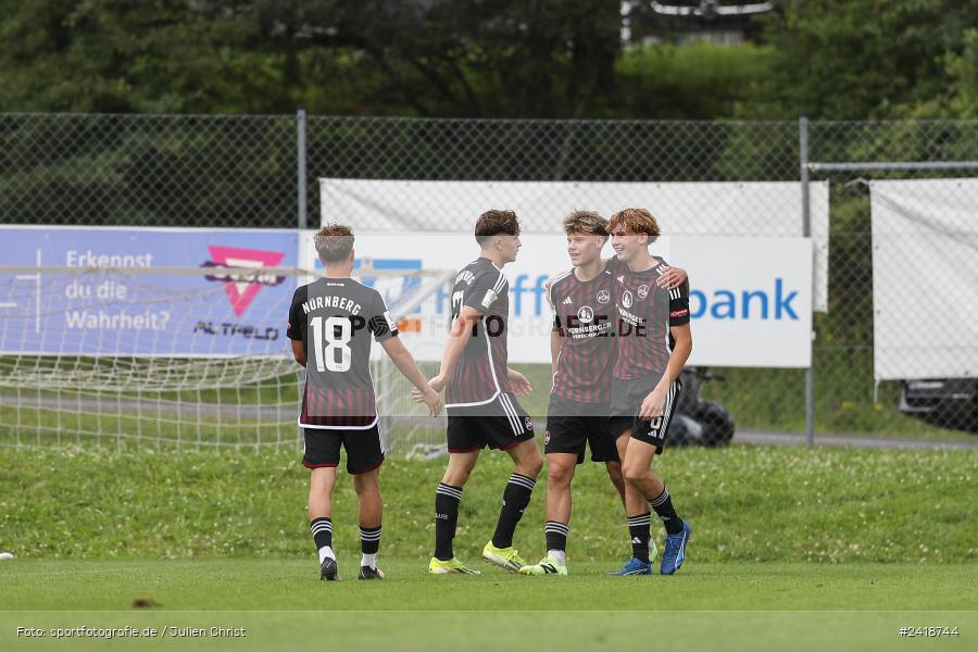 sport, action, U19, Sportgelände, SV Darmstadt 98, Landesfreundschaftsspiele, Junioren Bundesliga, Fussball, DFB, Altfeld, 1. FC Nürnberg, 07.07.2024 - Bild-ID: 2418744