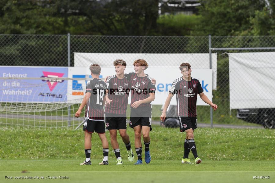 sport, action, U19, Sportgelände, SV Darmstadt 98, Landesfreundschaftsspiele, Junioren Bundesliga, Fussball, DFB, Altfeld, 1. FC Nürnberg, 07.07.2024 - Bild-ID: 2418745