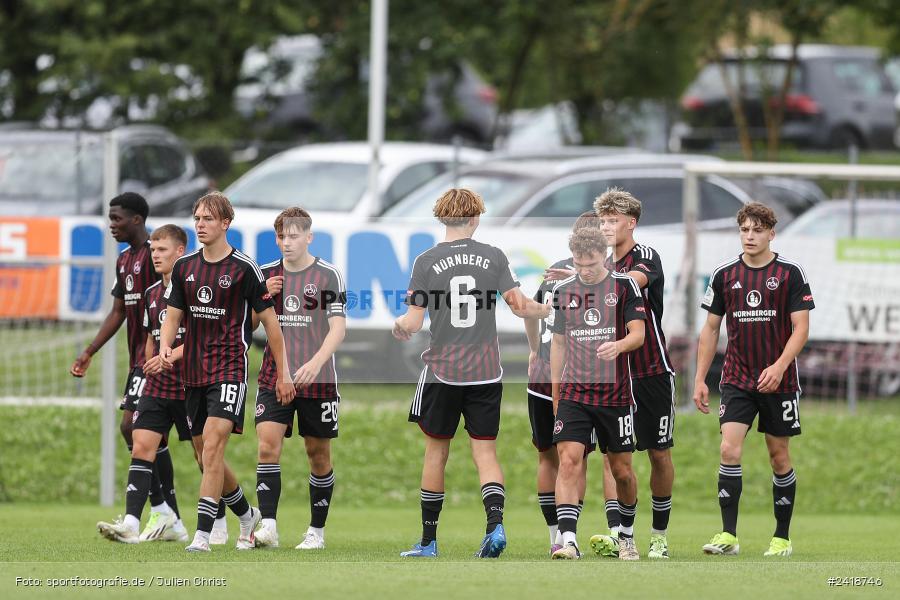 sport, action, U19, Sportgelände, SV Darmstadt 98, Landesfreundschaftsspiele, Junioren Bundesliga, Fussball, DFB, Altfeld, 1. FC Nürnberg, 07.07.2024 - Bild-ID: 2418746