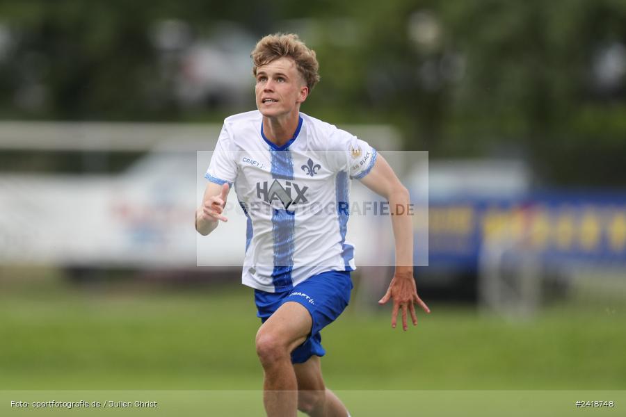 sport, action, U19, Sportgelände, SV Darmstadt 98, Landesfreundschaftsspiele, Junioren Bundesliga, Fussball, DFB, Altfeld, 1. FC Nürnberg, 07.07.2024 - Bild-ID: 2418748