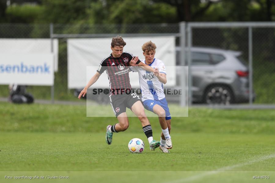 sport, action, U19, Sportgelände, SV Darmstadt 98, Landesfreundschaftsspiele, Junioren Bundesliga, Fussball, DFB, Altfeld, 1. FC Nürnberg, 07.07.2024 - Bild-ID: 2418752