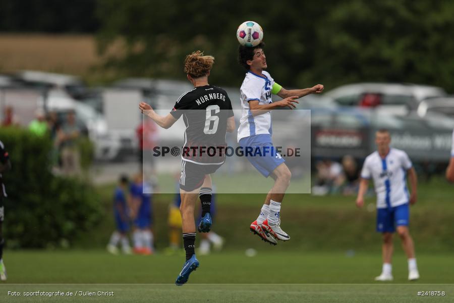 sport, action, U19, Sportgelände, SV Darmstadt 98, Landesfreundschaftsspiele, Junioren Bundesliga, Fussball, DFB, Altfeld, 1. FC Nürnberg, 07.07.2024 - Bild-ID: 2418758