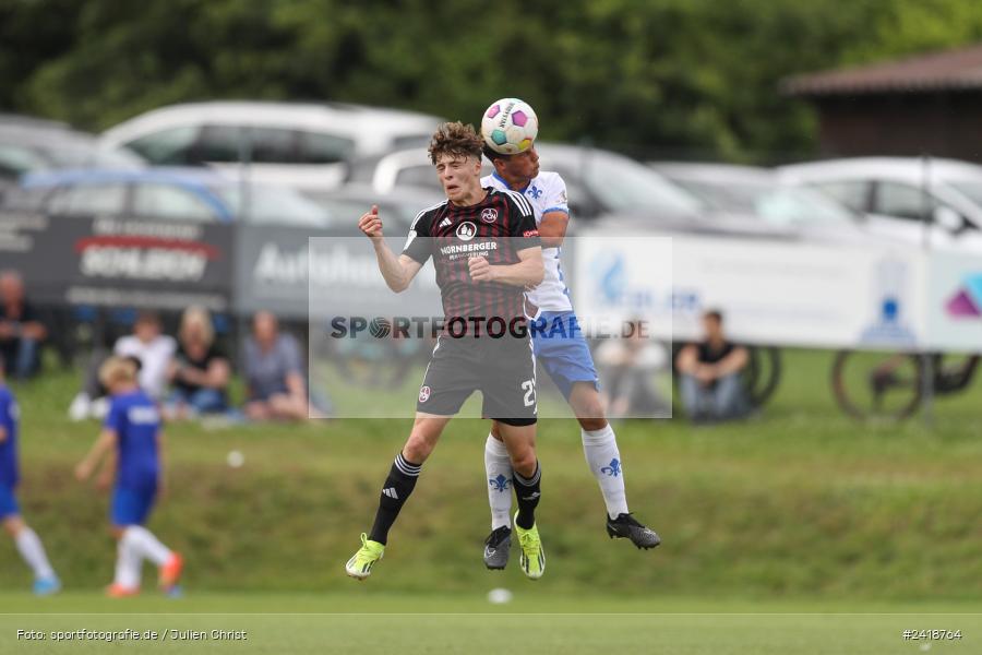 sport, action, U19, Sportgelände, SV Darmstadt 98, Landesfreundschaftsspiele, Junioren Bundesliga, Fussball, DFB, Altfeld, 1. FC Nürnberg, 07.07.2024 - Bild-ID: 2418764