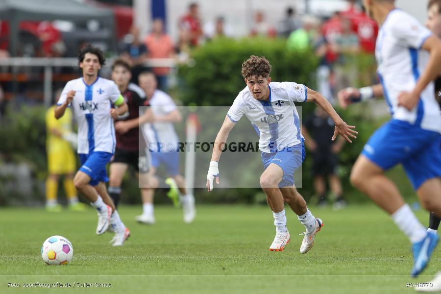 sport, action, U19, Sportgelände, SV Darmstadt 98, Landesfreundschaftsspiele, Junioren Bundesliga, Fussball, DFB, Altfeld, 1. FC Nürnberg, 07.07.2024 - Bild-ID: 2418770