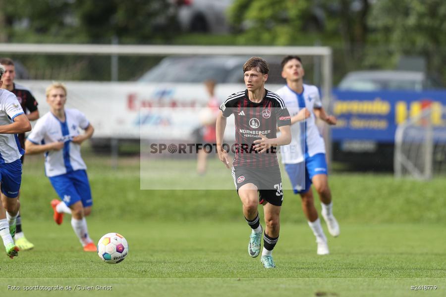 sport, action, U19, Sportgelände, SV Darmstadt 98, Landesfreundschaftsspiele, Junioren Bundesliga, Fussball, DFB, Altfeld, 1. FC Nürnberg, 07.07.2024 - Bild-ID: 2418779