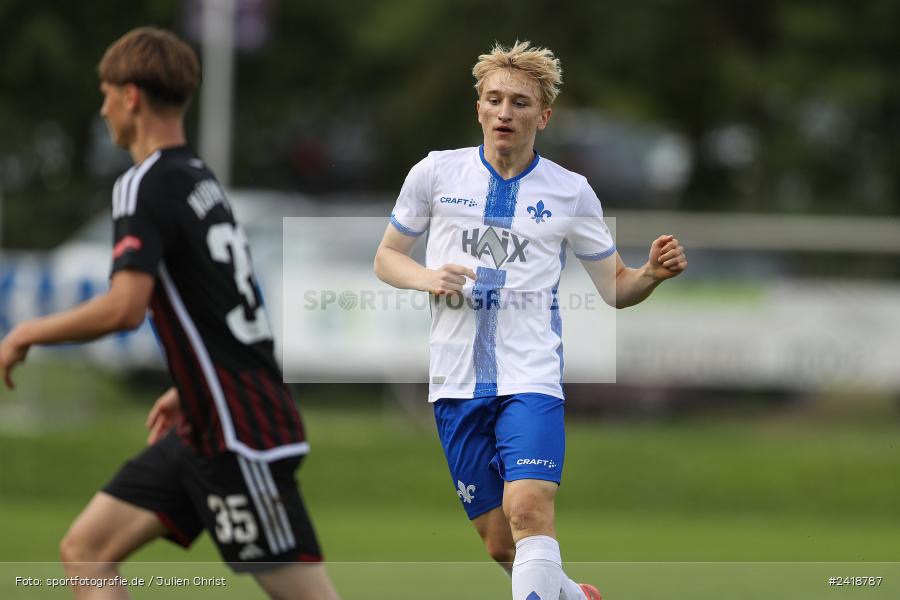 sport, action, U19, Sportgelände, SV Darmstadt 98, Landesfreundschaftsspiele, Junioren Bundesliga, Fussball, DFB, Altfeld, 1. FC Nürnberg, 07.07.2024 - Bild-ID: 2418787