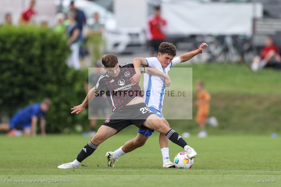 sport, action, U19, Sportgelände, SV Darmstadt 98, Landesfreundschaftsspiele, Junioren Bundesliga, Fussball, DFB, Altfeld, 1. FC Nürnberg, 07.07.2024 - Bild-ID: 2418809 sport, action, U19, Sportgelände, SV Darmstadt 98, Landesfreundschaftsspiele, Junioren Bundesliga, Fussball, DFB, Altfeld, 1. FC Nürnberg, 07.07.2024 - Bild-ID: 2418809