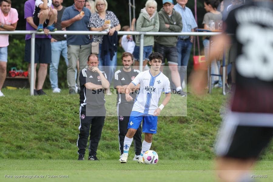 sport, action, U19, Sportgelände, SV Darmstadt 98, Landesfreundschaftsspiele, Junioren Bundesliga, Fussball, DFB, Altfeld, 1. FC Nürnberg, 07.07.2024 - Bild-ID: 2418823 sport, action, U19, Sportgelände, SV Darmstadt 98, Landesfreundschaftsspiele, Junioren Bundesliga, Fussball, DFB, Altfeld, 1. FC Nürnberg, 07.07.2024 - Bild-ID: 2418823