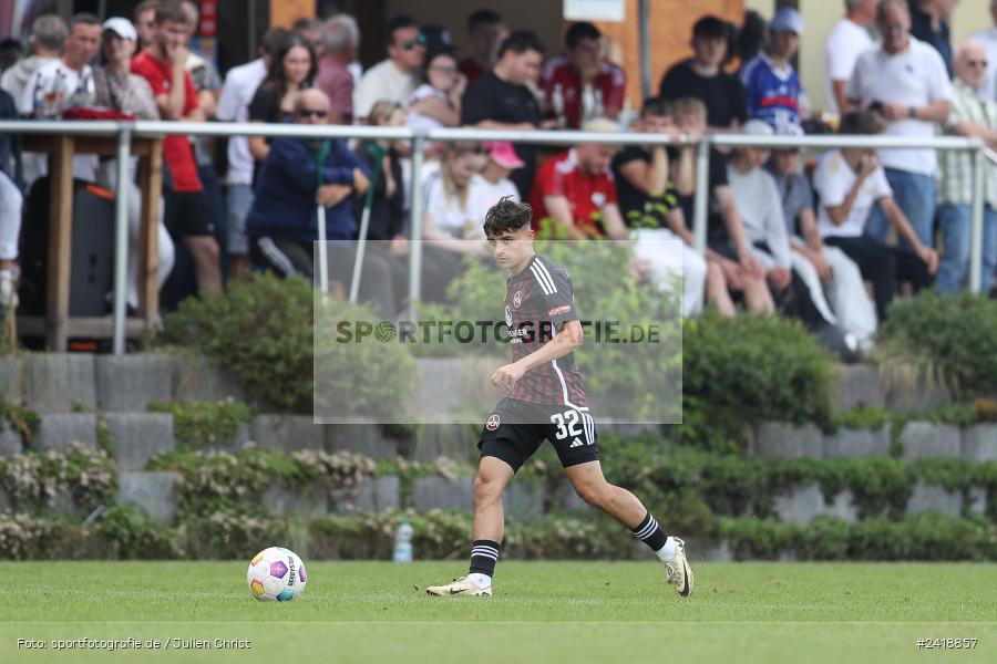 sport, action, U19, Sportgelände, SV Darmstadt 98, Landesfreundschaftsspiele, Junioren Bundesliga, Fussball, DFB, Altfeld, 1. FC Nürnberg, 07.07.2024 - Bild-ID: 2418857