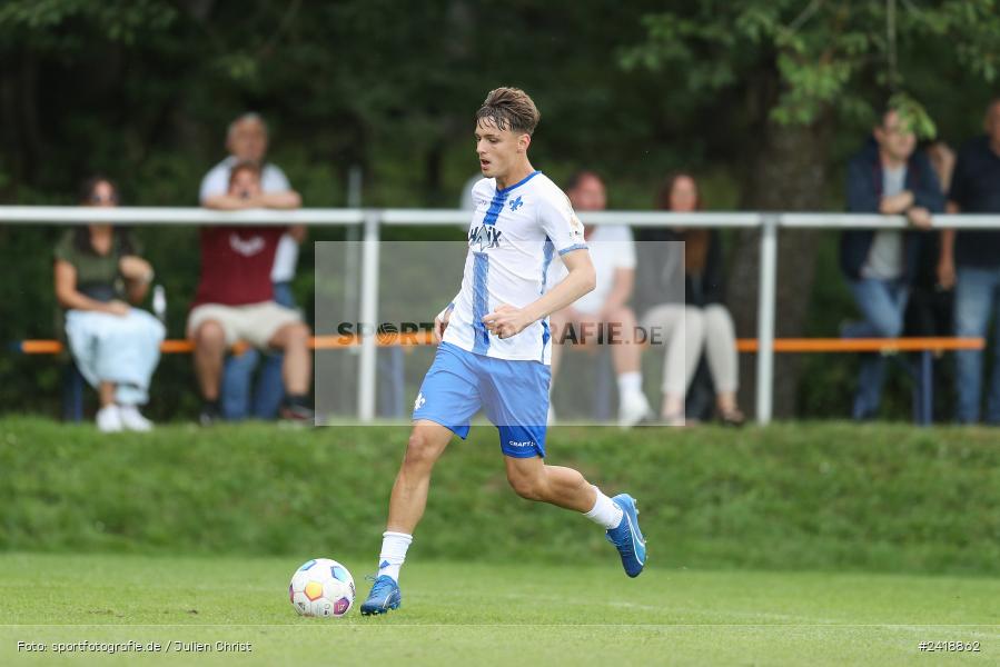 sport, action, U19, Sportgelände, SV Darmstadt 98, Landesfreundschaftsspiele, Junioren Bundesliga, Fussball, DFB, Altfeld, 1. FC Nürnberg, 07.07.2024 - Bild-ID: 2418862