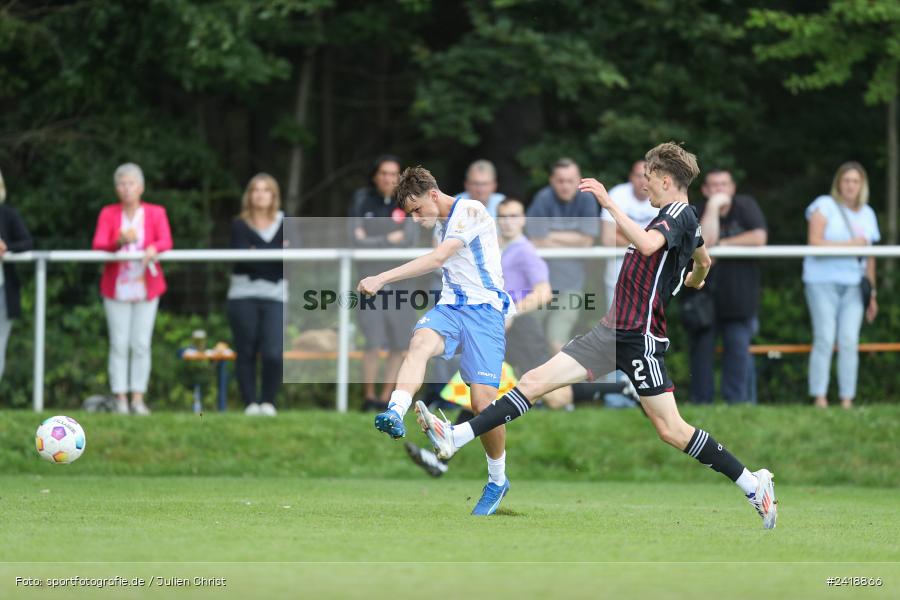 sport, action, U19, Sportgelände, SV Darmstadt 98, Landesfreundschaftsspiele, Junioren Bundesliga, Fussball, DFB, Altfeld, 1. FC Nürnberg, 07.07.2024 - Bild-ID: 2418866