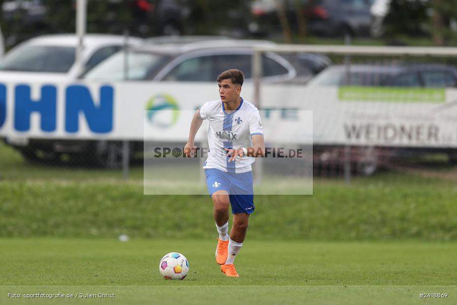 sport, action, U19, Sportgelände, SV Darmstadt 98, Landesfreundschaftsspiele, Junioren Bundesliga, Fussball, DFB, Altfeld, 1. FC Nürnberg, 07.07.2024 - Bild-ID: 2418869