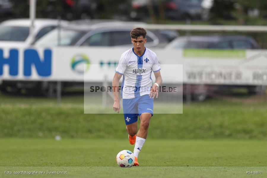 sport, action, U19, Sportgelände, SV Darmstadt 98, Landesfreundschaftsspiele, Junioren Bundesliga, Fussball, DFB, Altfeld, 1. FC Nürnberg, 07.07.2024 - Bild-ID: 2418871