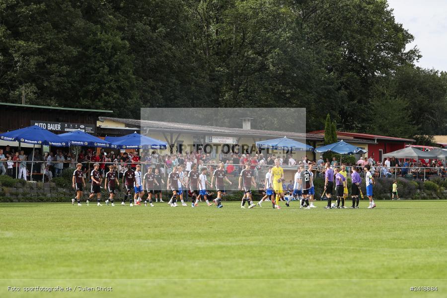 sport, action, U19, Sportgelände, SV Darmstadt 98, Landesfreundschaftsspiele, Junioren Bundesliga, Fussball, DFB, Altfeld, 1. FC Nürnberg, 08.07.2024 - Bild-ID: 2418884