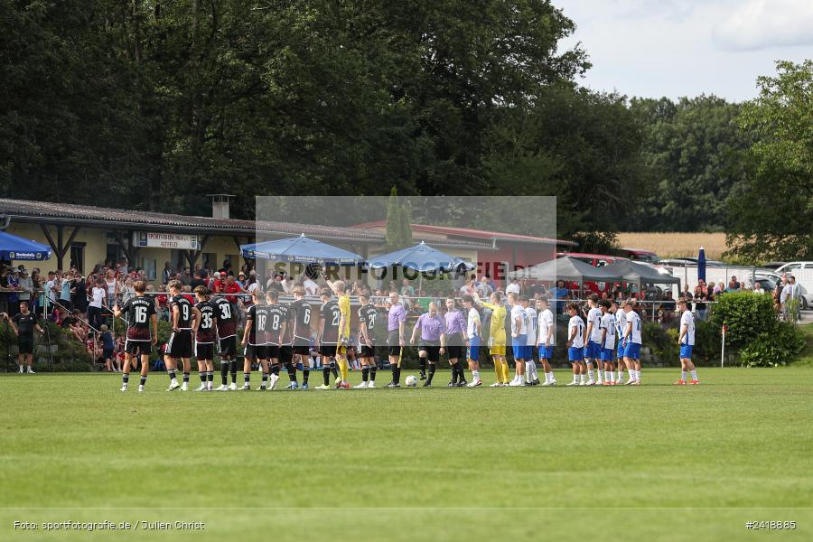 sport, action, U19, Sportgelände, SV Darmstadt 98, Landesfreundschaftsspiele, Junioren Bundesliga, Fussball, DFB, Altfeld, 1. FC Nürnberg, 08.07.2024 - Bild-ID: 2418885