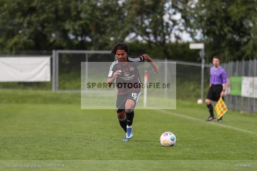 sport, action, U19, Sportgelände, SV Darmstadt 98, Landesfreundschaftsspiele, Junioren Bundesliga, Fussball, DFB, Altfeld, 1. FC Nürnberg, 08.07.2024 - Bild-ID: 2418890