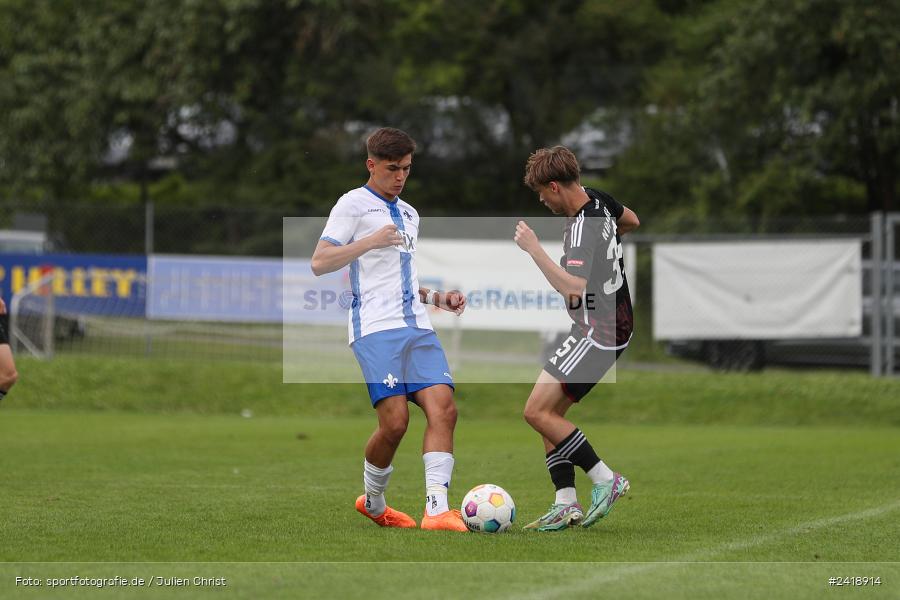 sport, action, U19, Sportgelände, SV Darmstadt 98, Landesfreundschaftsspiele, Junioren Bundesliga, Fussball, DFB, Altfeld, 1. FC Nürnberg, 08.07.2024 - Bild-ID: 2418914 sport, action, U19, Sportgelände, SV Darmstadt 98, Landesfreundschaftsspiele, Junioren Bundesliga, Fussball, DFB, Altfeld, 1. FC Nürnberg, 08.07.2024 - Bild-ID: 2418914