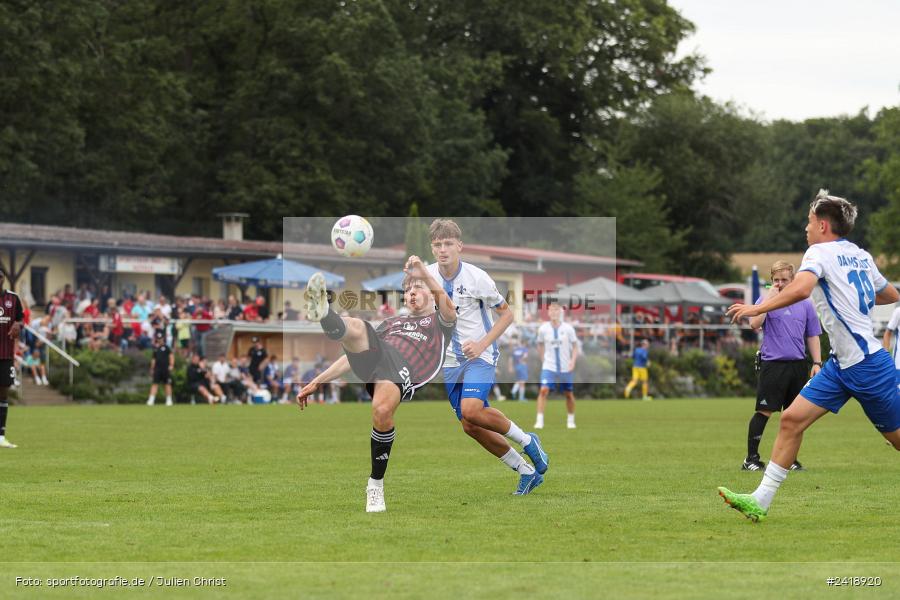 sport, action, U19, Sportgelände, SV Darmstadt 98, Landesfreundschaftsspiele, Junioren Bundesliga, Fussball, DFB, Altfeld, 1. FC Nürnberg, 08.07.2024 - Bild-ID: 2418920