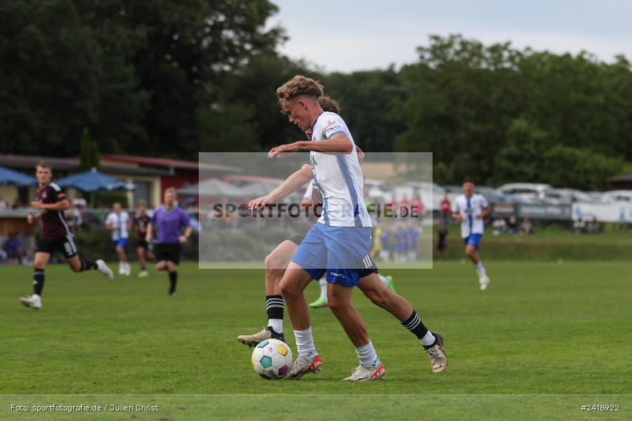 sport, action, U19, Sportgelände, SV Darmstadt 98, Landesfreundschaftsspiele, Junioren Bundesliga, Fussball, DFB, Altfeld, 1. FC Nürnberg, 08.07.2024 - Bild-ID: 2418922