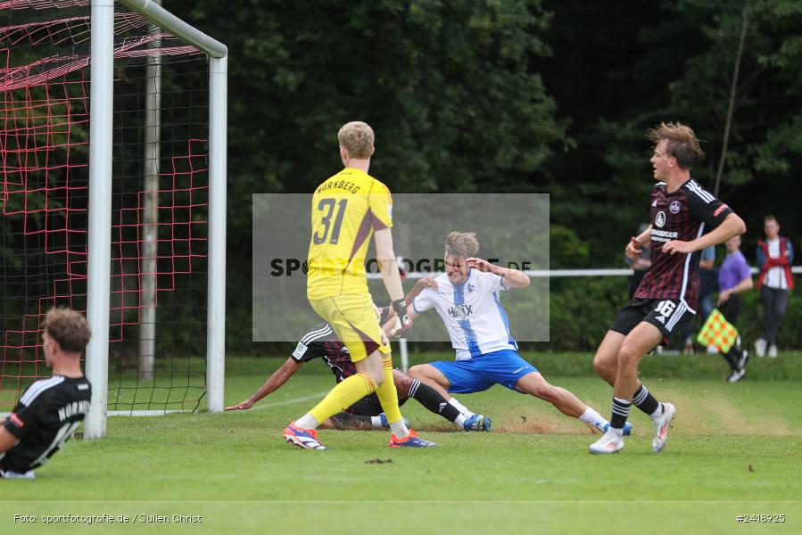 sport, action, U19, Sportgelände, SV Darmstadt 98, Landesfreundschaftsspiele, Junioren Bundesliga, Fussball, DFB, Altfeld, 1. FC Nürnberg, 08.07.2024 - Bild-ID: 2418925