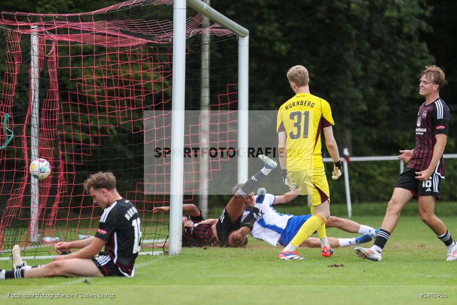 sport, action, U19, Sportgelände, SV Darmstadt 98, Landesfreundschaftsspiele, Junioren Bundesliga, Fussball, DFB, Altfeld, 1. FC Nürnberg, 08.07.2024 - Bild-ID: 2418926