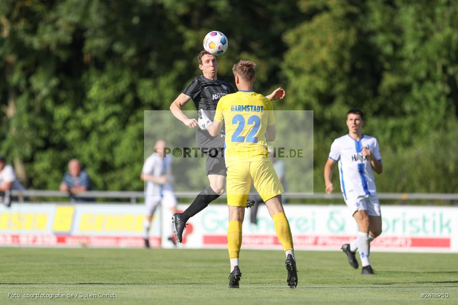 sport, action, TSV Karlburg, TSV, Sportgelände, SVD, SV Darmstadt 98 (U21), Landesfreundschaftsspiele, Karlburg, Hessenliga, HFV, Fussball, D98, Bayernliga Nord, BFV, 10.07.2024 - Bild-ID: 2418950 sport, action, TSV Karlburg, TSV, Sportgelände, SVD, SV Darmstadt 98 (U21), Landesfreundschaftsspiele, Karlburg, Hessenliga, HFV, Fussball, D98, Bayernliga Nord, BFV, 10.07.2024 - Bild-ID: 2418950