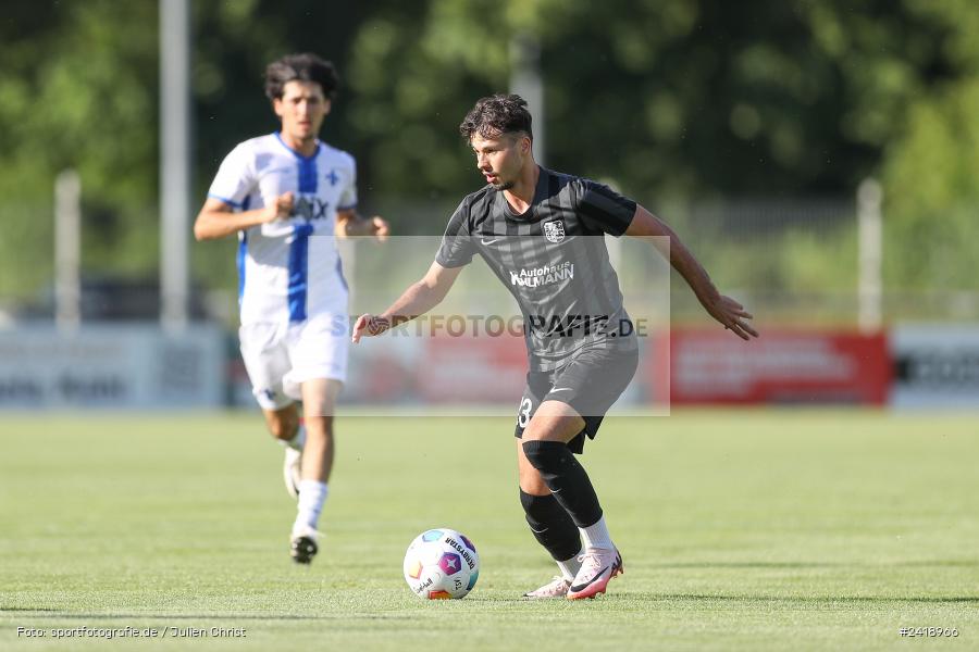 sport, action, TSV Karlburg, TSV, Sportgelände, SVD, SV Darmstadt 98 (U21), Landesfreundschaftsspiele, Karlburg, Hessenliga, HFV, Fussball, D98, Bayernliga Nord, BFV, 10.07.2024 - Bild-ID: 2418966