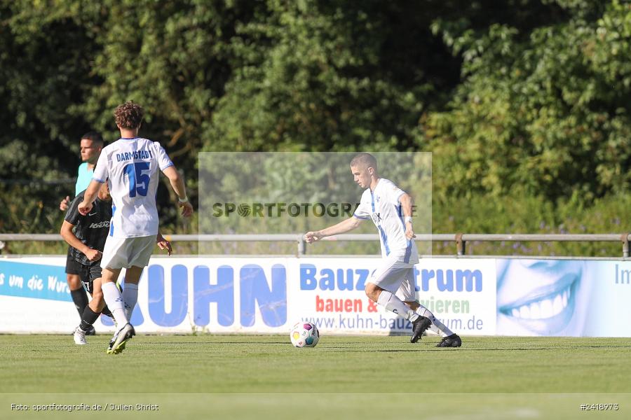 sport, action, TSV Karlburg, TSV, Sportgelände, SVD, SV Darmstadt 98 (U21), Landesfreundschaftsspiele, Karlburg, Hessenliga, HFV, Fussball, D98, Bayernliga Nord, BFV, 10.07.2024 - Bild-ID: 2418973