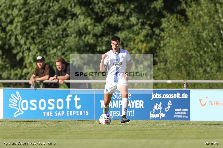 sport, action, TSV Karlburg, TSV, Sportgelände, SVD, SV Darmstadt 98 (U21), Landesfreundschaftsspiele, Karlburg, Hessenliga, HFV, Fussball, D98, Bayernliga Nord, BFV, 10.07.2024 - Bild-ID: 2418976