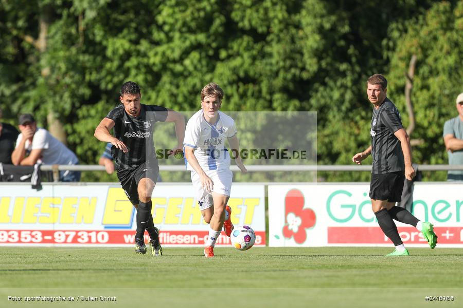 sport, action, TSV Karlburg, TSV, Sportgelände, SVD, SV Darmstadt 98 (U21), Landesfreundschaftsspiele, Karlburg, Hessenliga, HFV, Fussball, D98, Bayernliga Nord, BFV, 10.07.2024 - Bild-ID: 2418985