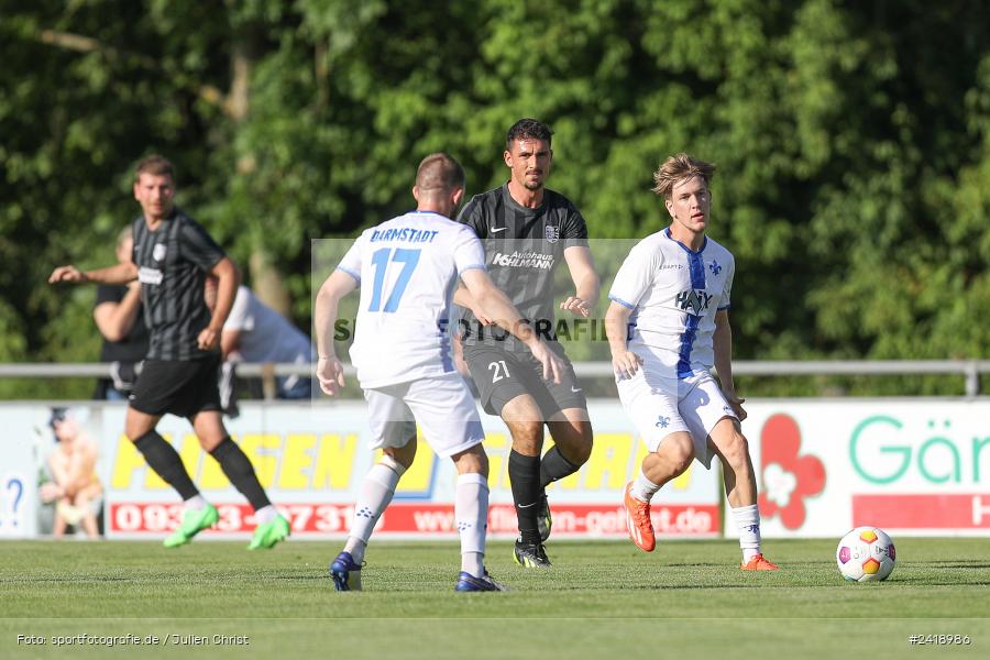 sport, action, TSV Karlburg, TSV, Sportgelände, SVD, SV Darmstadt 98 (U21), Landesfreundschaftsspiele, Karlburg, Hessenliga, HFV, Fussball, D98, Bayernliga Nord, BFV, 10.07.2024 - Bild-ID: 2418986