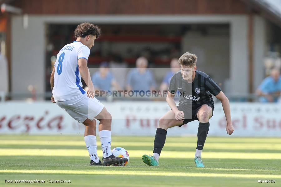 sport, action, TSV Karlburg, TSV, Sportgelände, SVD, SV Darmstadt 98 (U21), Landesfreundschaftsspiele, Karlburg, Hessenliga, HFV, Fussball, D98, Bayernliga Nord, BFV, 10.07.2024 - Bild-ID: 2418988