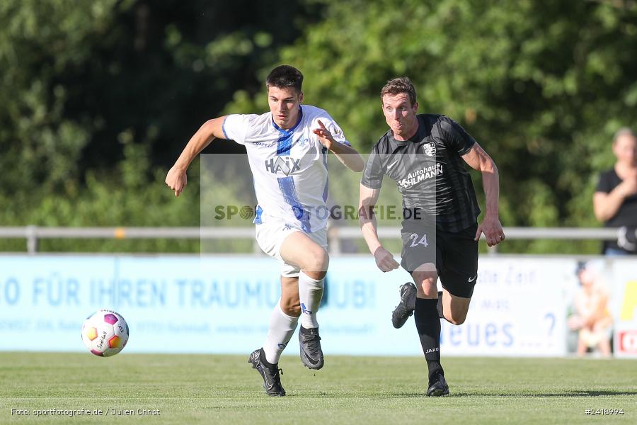 sport, action, TSV Karlburg, TSV, Sportgelände, SVD, SV Darmstadt 98 (U21), Landesfreundschaftsspiele, Karlburg, Hessenliga, HFV, Fussball, D98, Bayernliga Nord, BFV, 10.07.2024 - Bild-ID: 2418994