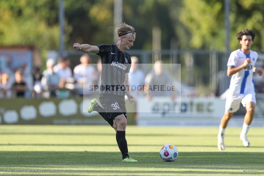 sport, action, TSV Karlburg, TSV, Sportgelände, SVD, SV Darmstadt 98 (U21), Landesfreundschaftsspiele, Karlburg, Hessenliga, HFV, Fussball, D98, Bayernliga Nord, BFV, 10.07.2024 - Bild-ID: 2419007