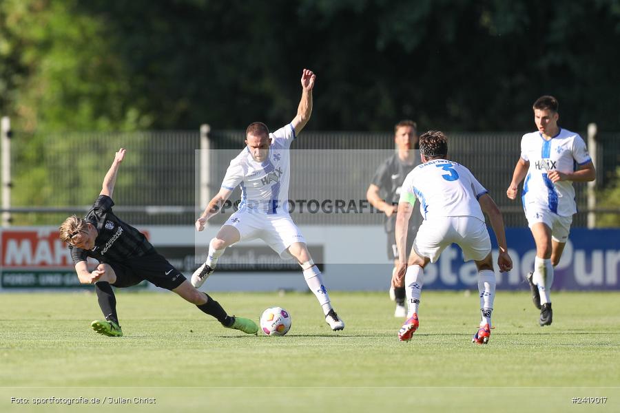 sport, action, TSV Karlburg, TSV, Sportgelände, SVD, SV Darmstadt 98 (U21), Landesfreundschaftsspiele, Karlburg, Hessenliga, HFV, Fussball, D98, Bayernliga Nord, BFV, 10.07.2024 - Bild-ID: 2419017