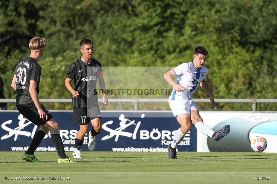 sport, action, TSV Karlburg, TSV, Sportgelände, SVD, SV Darmstadt 98 (U21), Landesfreundschaftsspiele, Karlburg, Hessenliga, HFV, Fussball, D98, Bayernliga Nord, BFV, 10.07.2024 - Bild-ID: 2419029