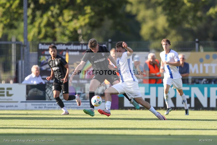 sport, action, TSV Karlburg, TSV, Sportgelände, SVD, SV Darmstadt 98 (U21), Landesfreundschaftsspiele, Karlburg, Hessenliga, HFV, Fussball, D98, Bayernliga Nord, BFV, 10.07.2024 - Bild-ID: 2419059